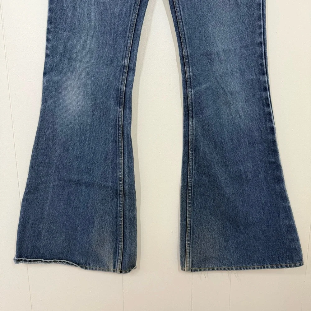 Levi’s Vintage Orange Tab Paper Tag Student Big Bell Flare Jeans - Picture 4 of 15
